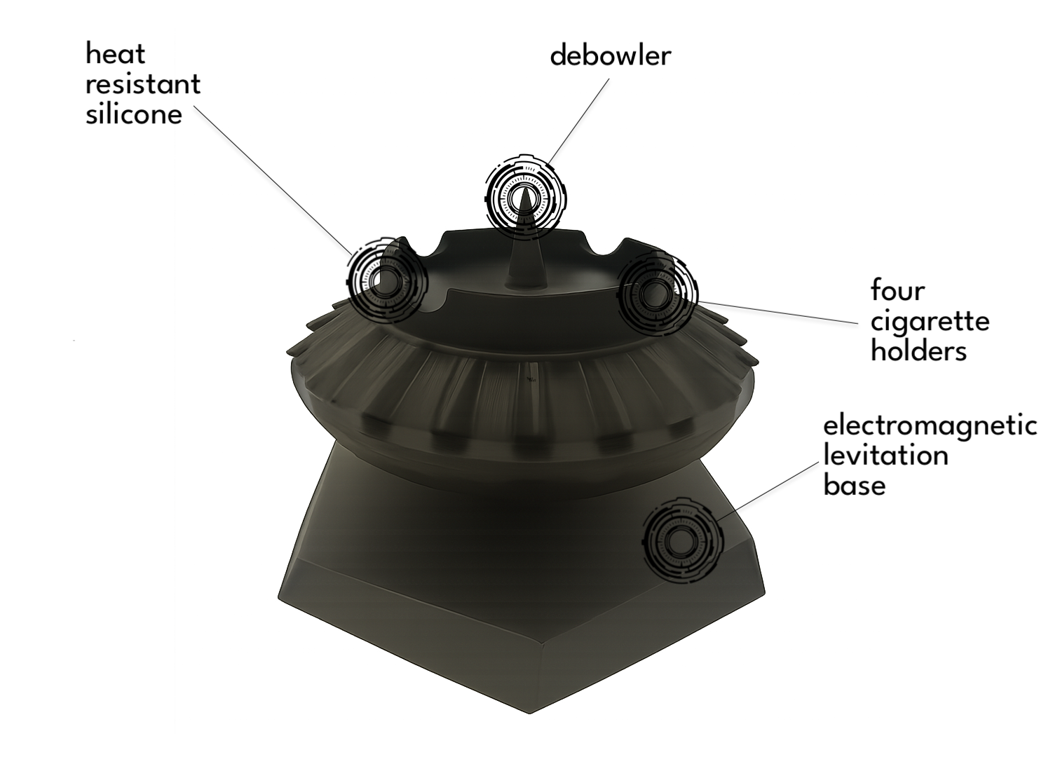 ufo ashtray